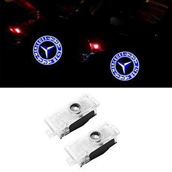Technology Car Logo - ZTMYZFSL 2 Pcs Car Logo Projection LED Projector Door ghost Shadow