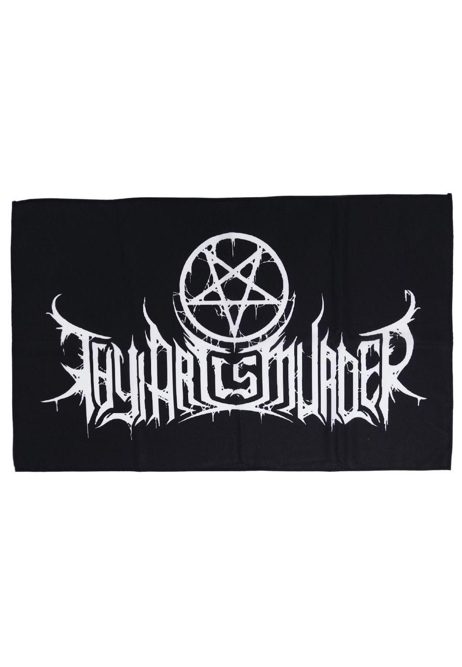Murder Logo - Thy Art Is Murder - Logo - Flag - Official Deathcore Merchandise ...