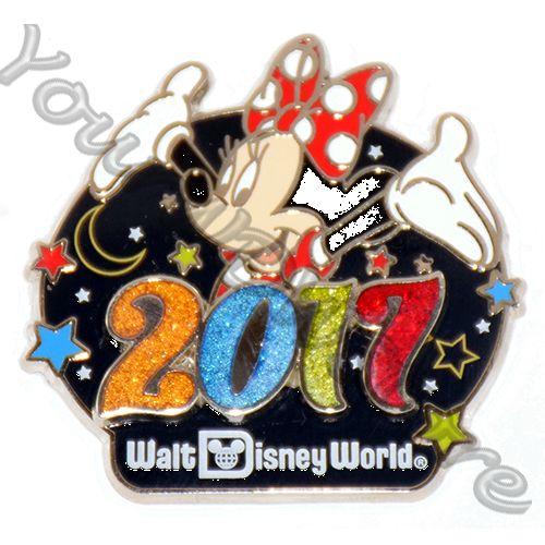 Disney World 2017 Logo - Disney Annual Pin - 2017 Logo - Minnie Mouse