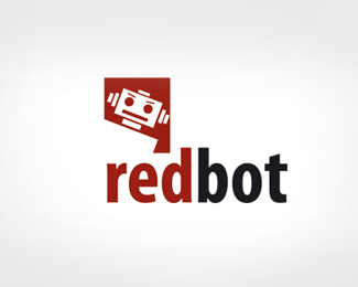 Red Robot Logo - Logo Design: Robots