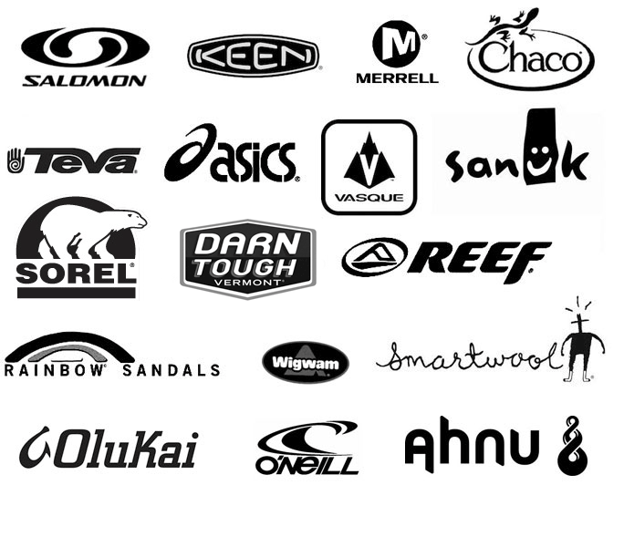Outdoor Apparel Brands Logo - Footwear-Mountain Recreation-Sierra outdoor gear & apparel