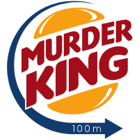 Murder Logo - Pixel Perfect Murder King Logo