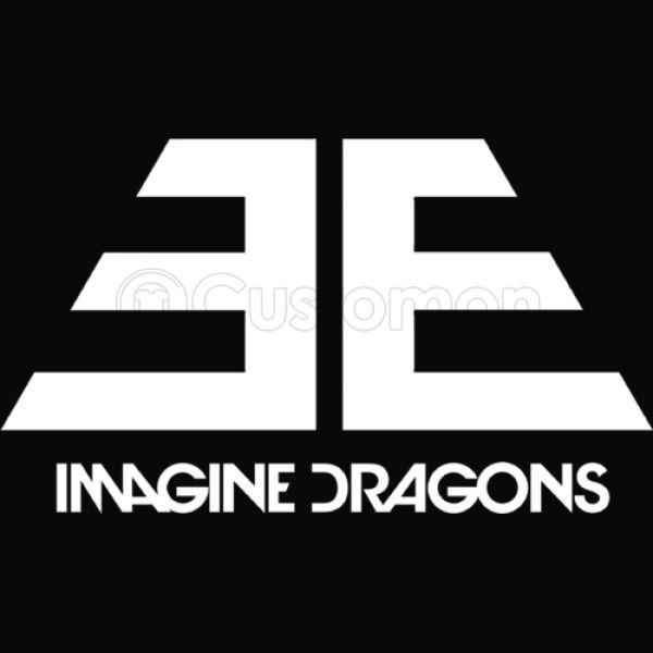 Imagine Dragons Black and White Logo - Imagine Dragons Evolve Baby Bib