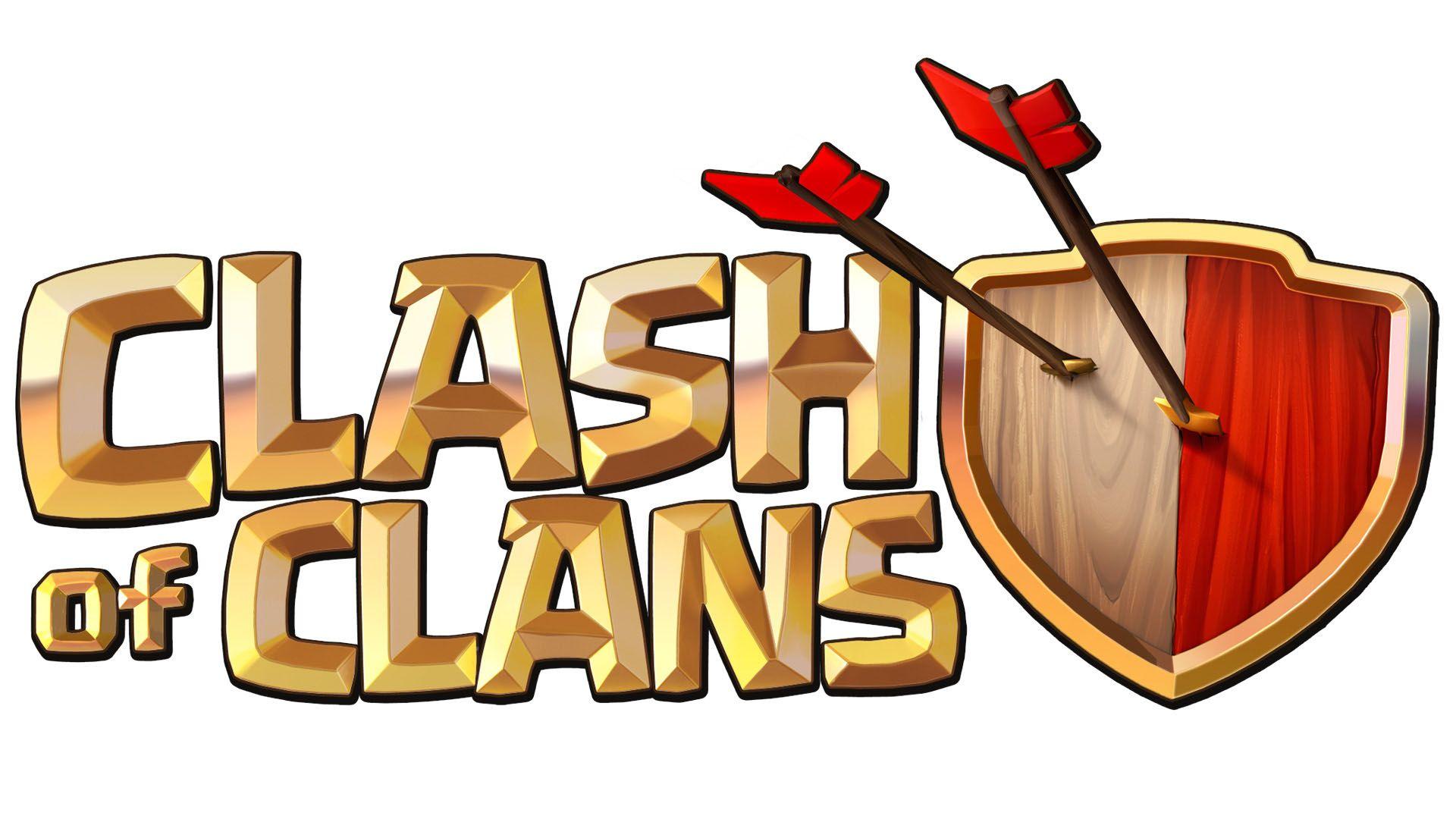 Clash Logo - Clash of Clans Logo Wallpaper 47419 1920x1080px