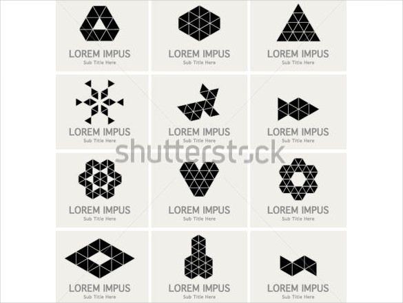 Black Triangles Logo - Triangle Logos