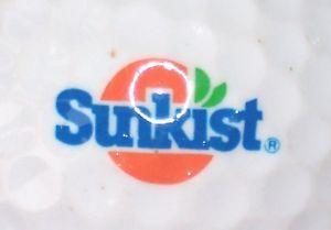 New Sunkist Logo - 1) SUNKIST SODA LOGO GOLF BALL (VINTAGE LOGO)