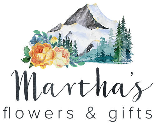 Birthday Flower Logo - Birthday Flowers Martha's Flowers & Gifts- Juneau's Favorite Florist.