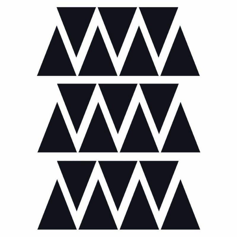 Black Triangles Logo - Black triangles vinyl Deco Shop