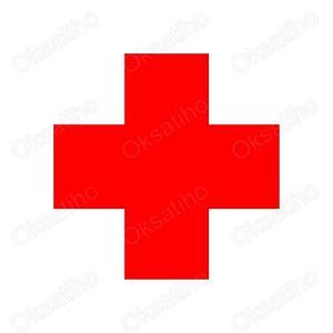 First Aid Red Cross Logo - 4 RED CROSS First Aid Icon Die Cut Decals Stickers Vinyl Self ...