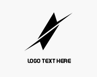 Black Triangles Logo - Logo Maker - Customize this 