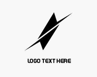 Black Triangles Logo - Logo Maker this Black Wavy Triangle Logo Template