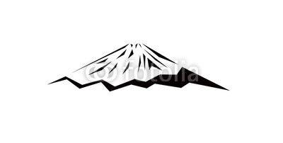Black Triangles Logo - Logo mountain (Fuji). Black triangles. | Buy Photos | AP Images ...