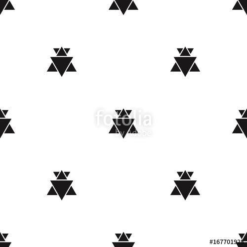 Black Triangles Logo - Seamless abstract geometric pattern vector simple design white ...