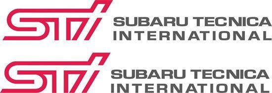 Subaru Technica International Logo - Zen Graphics - Subaru Forester replacement side door Decals / Stickers