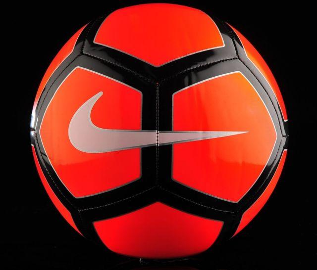 Red and White Soccer Logo - Nike Pitch Football Ball Soccer Bright University Red White Size 5 ...