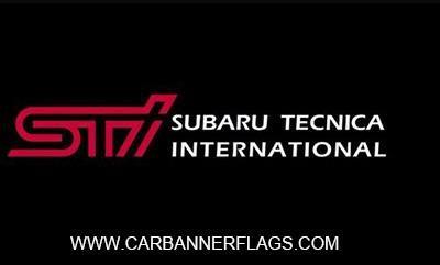 Subaru Technica International Logo - Subaru Flag Subaru STI Flag 3x5 WRX Banner 100% Polyester