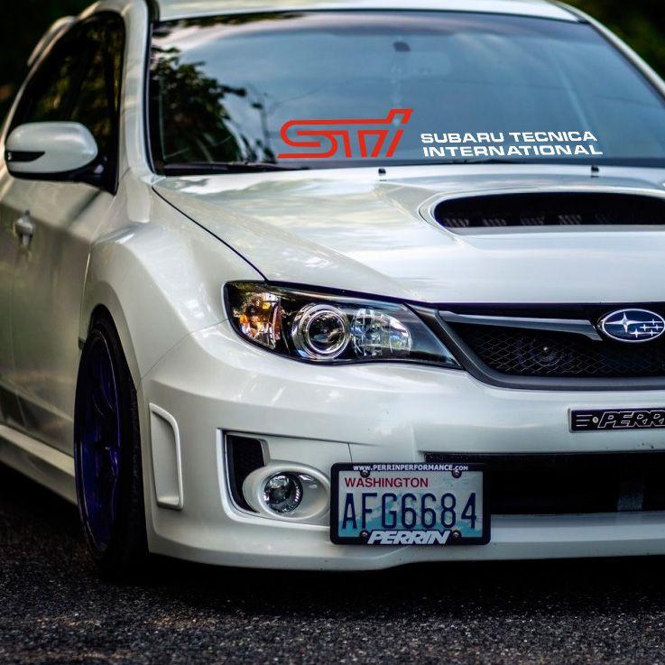Subaru Technica International Logo - Buy Windshield STI Logo Subaru Tecnica International Racing Japan ...