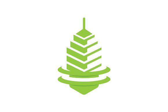 Green Building Logo - Green Building Logo ~ Logo Templates ~ Creative Market