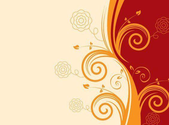 Red and Orange Wave Logo - Red Wave Orange Swirls Background Free Vector Download 305913 | CannyPic