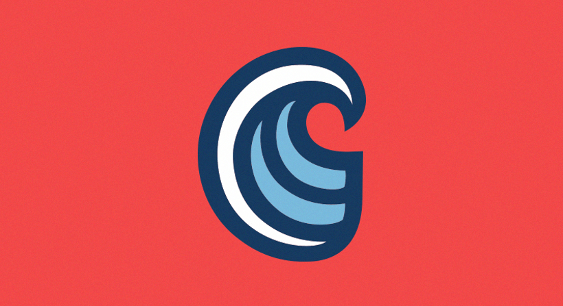 Red and Orange Wave Logo - Awesome Wave Logo Designs, Ideas, Examples. Design Trends
