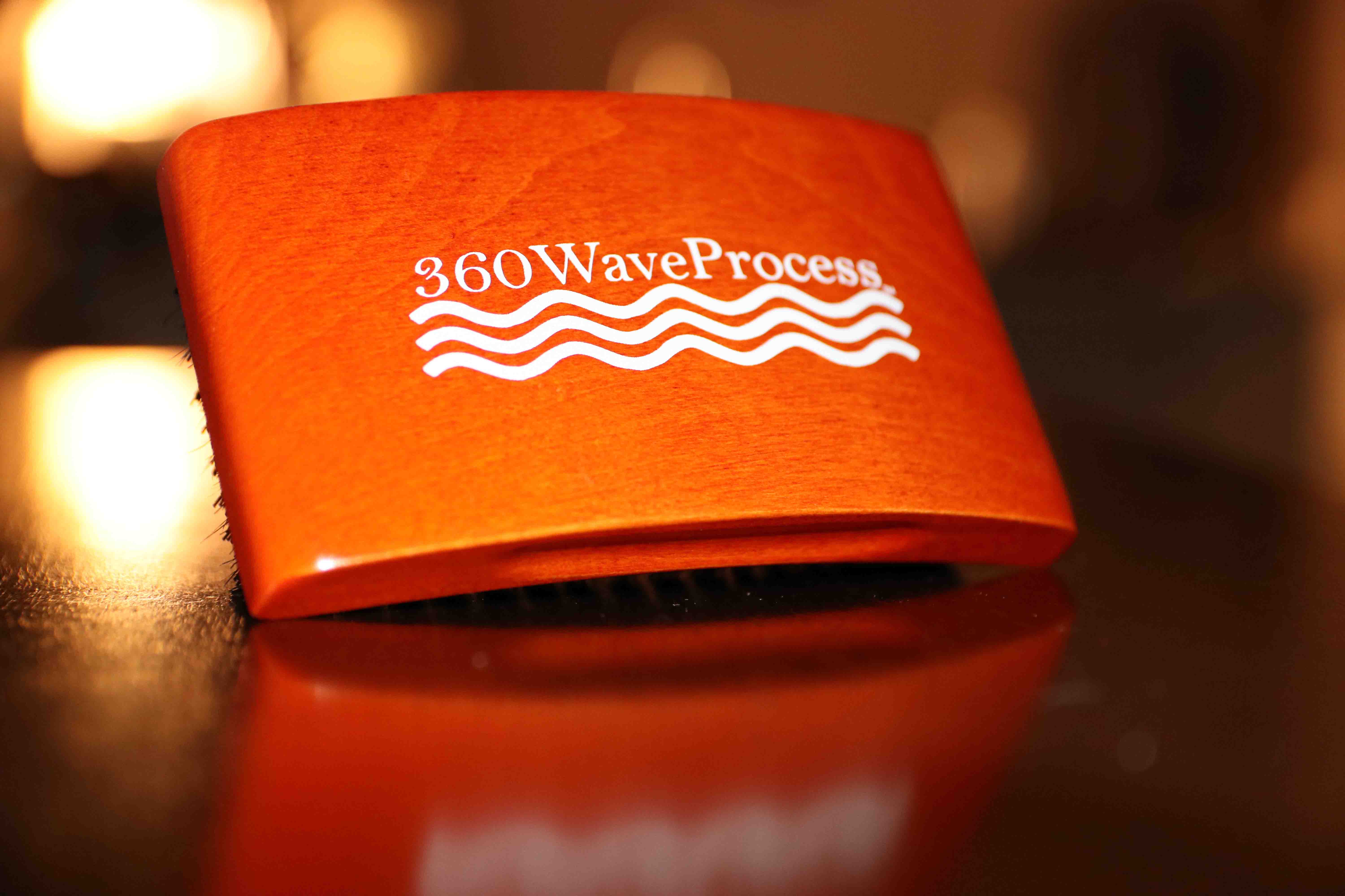 Red and Orange Wave Logo - 3WP Medium Wave Brush (Fiery Orange) – 360WaveProcess