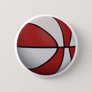 White with Red Ball Logo - Custom White And Red Ball Badges & Pins | Zazzle.co.uk
