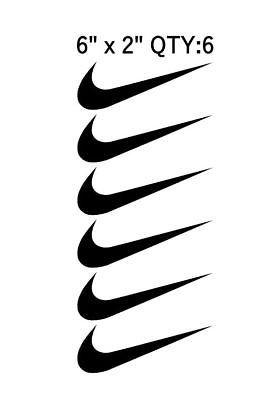 Michael Jordan Swoosh Logo - NIKE SWOOSH DECAL Logo Nike Air Swoosh Vinyl Decal Sticker Michael