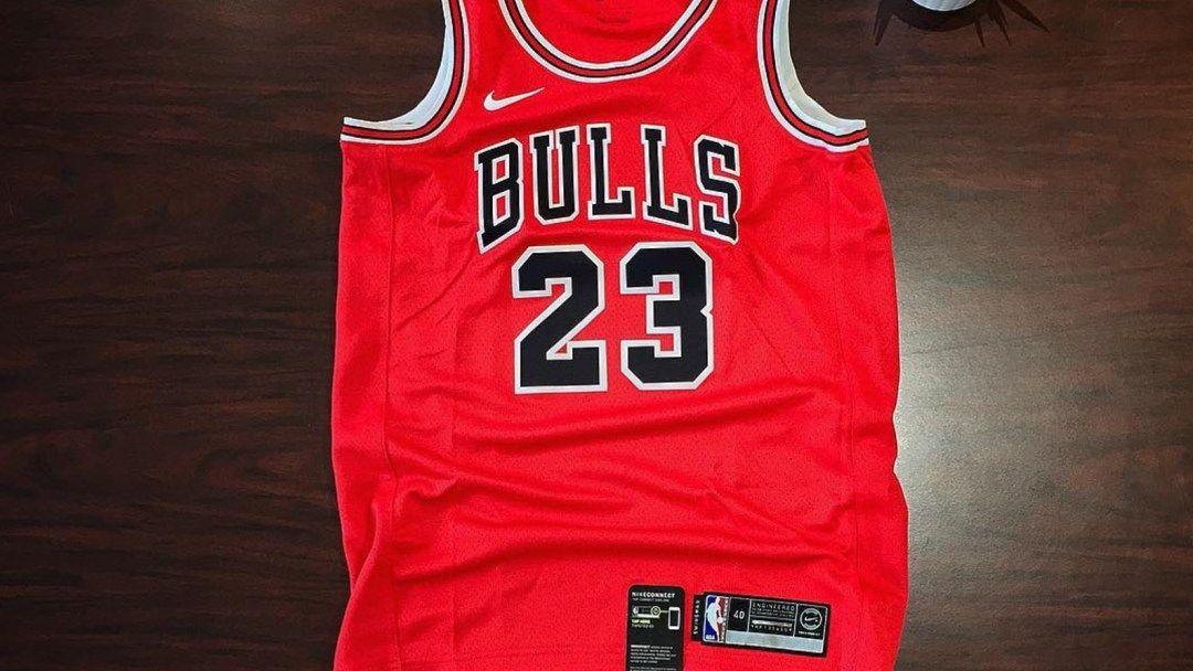 Michael Jordan Swoosh Logo - Michael Jordan's Bulls Jersey Returns in Swoosh Mode - WearTesters