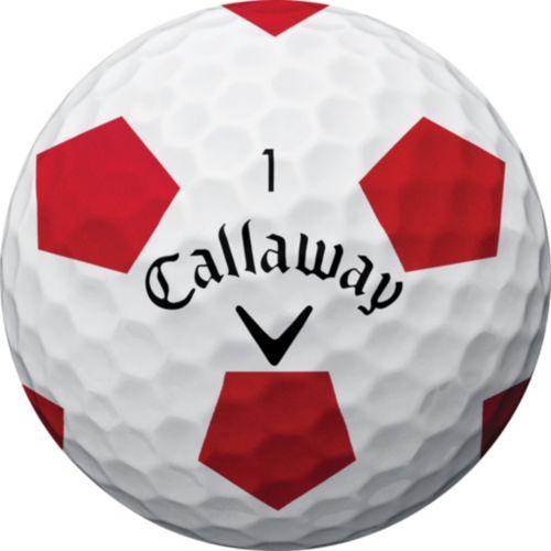 White with Red Ball Logo - Callaway 2018 Chrome Soft Truvis Red Golf Balls | DICK'S Sporting Goods
