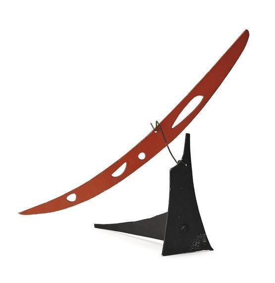 Red Boomerang Logo - Calder Alexander. RED BOOMERANG WITH FOUR HOLES (1975)