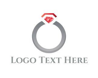 Red Ring Logo - Engagement Logo Maker | BrandCrowd