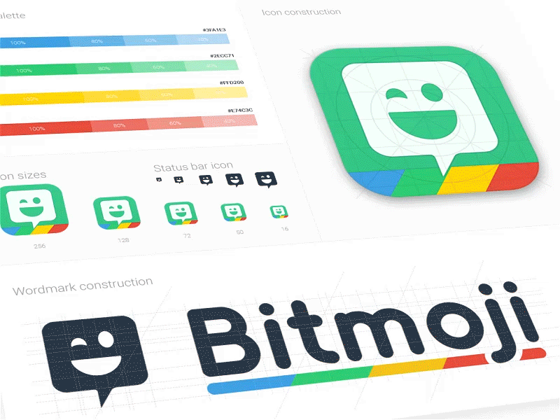 Bitmoji Logo - Bitmoji Branding by Ramotion | Dribbble | Dribbble