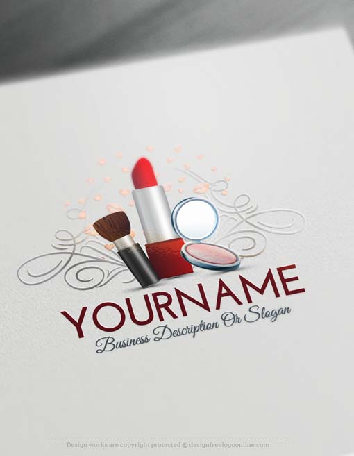 Makeup Artist Logo - Free Logo creator - Online Makeup artist logo design