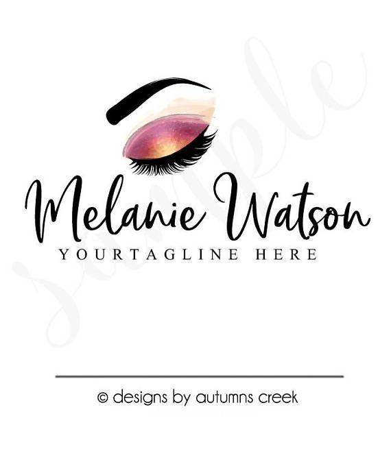 Makeup Logo - premade logo eyebrow logo eyelash logo makeup logo make-up logo ...