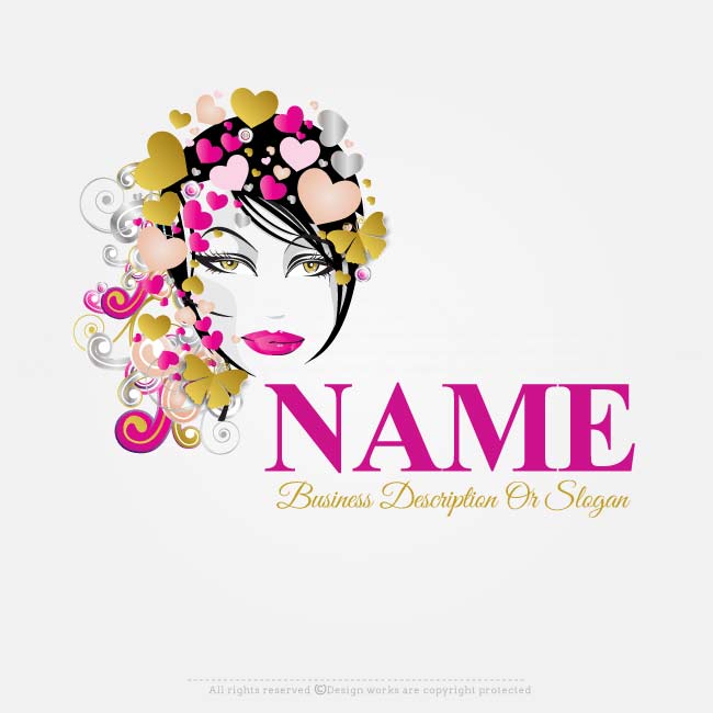Makeup Artist Logo - Free Online Logo Maker - Make-up artist logo design