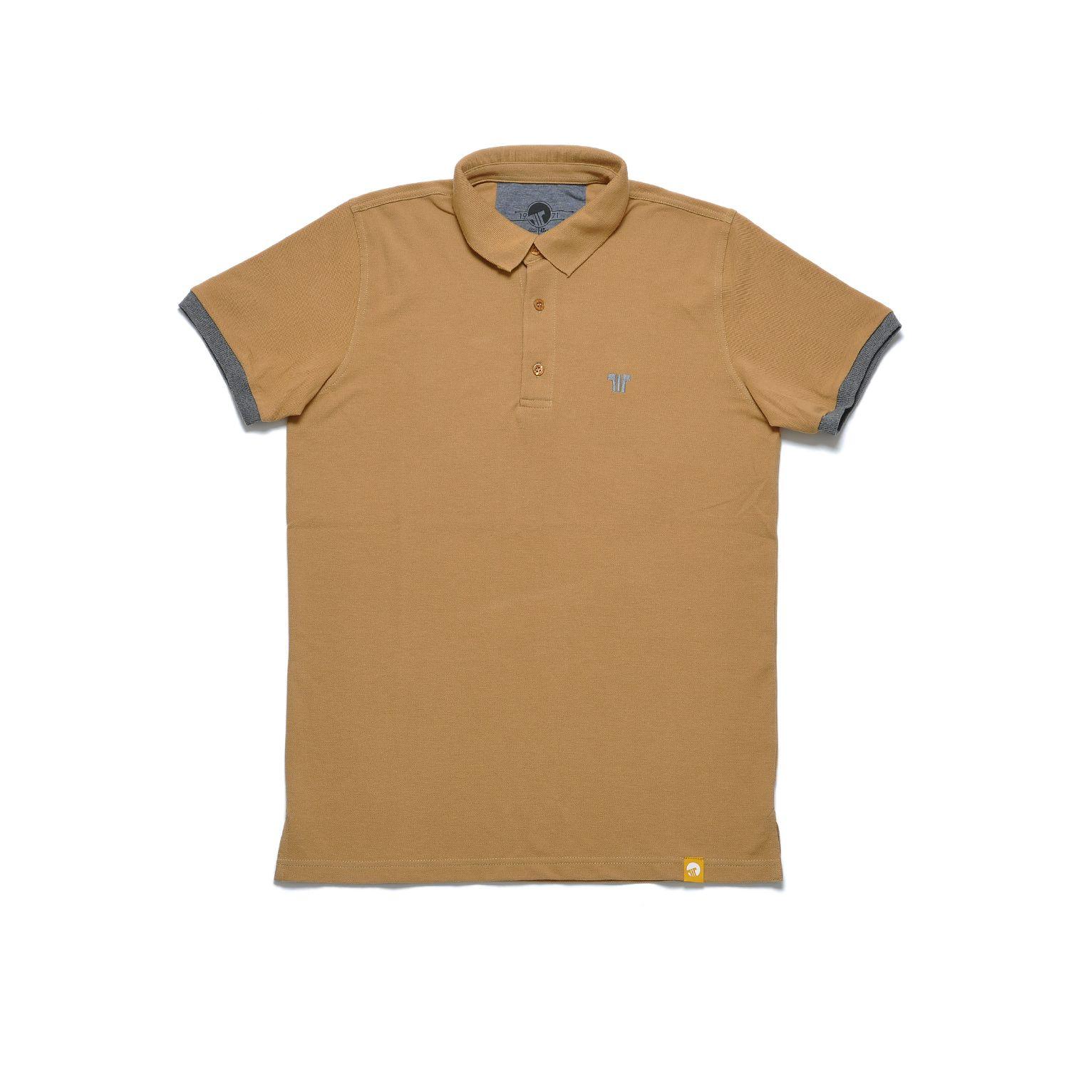 Tennis Shirt Brand Logo - Tobacco — Tennis shirts — Tisza Shoes®