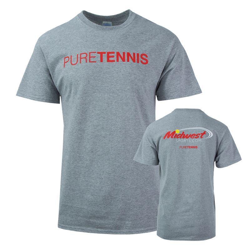 Tennis Shirt Brand Logo - PURE TENNIS Men's Shirt. Men's Tennis Apparel