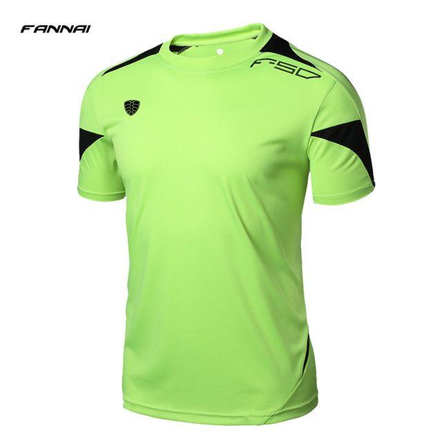 Tennis Shirt Brand Logo - FANNAI Brand Men Tennis shirt Summer Outdoor sports workout Running ...