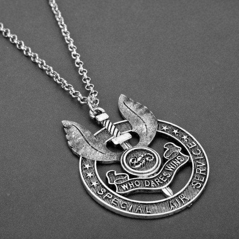 Jewelry Service Logo - HANCHANG Jewelry UK Special Air Service S.A.S Logo Necklace WHO ...