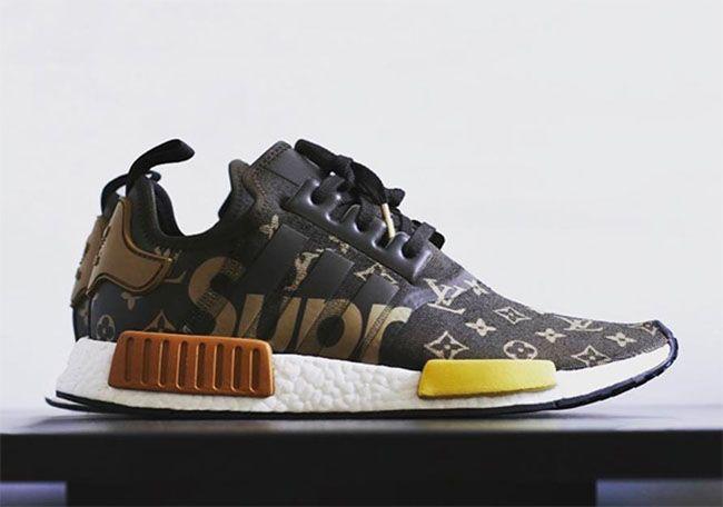 Nike Supreme Adidas Logo - Supreme Louis Vuitton adidas NMD Custom