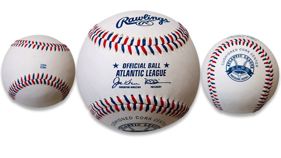 Red White and Blue Baseball Logo - Atlantic League set to introduce red, white and blue baseballs. MLB