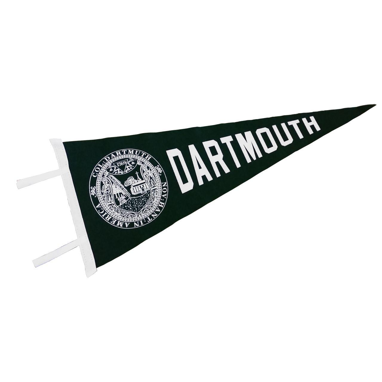 Green Penant Logo - Dartmouth Pennants, Dartmouth College Pennant Small