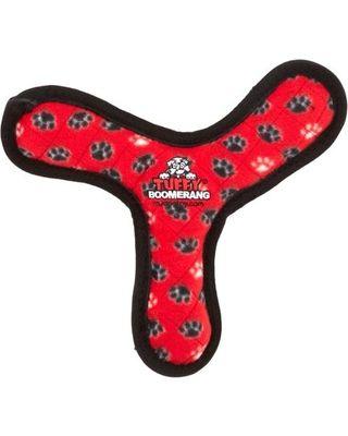 Red Boomerang Logo - Sweet Valentines Day Savings on Tuffy Red Boomerang Paw Dog Toy