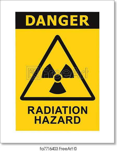 Black Yellow Triangle Logo - Free art print of Radiation hazard symbol sign of radhaz threat ...