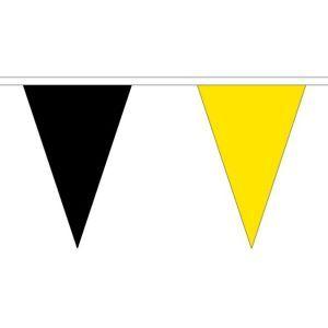 Over a Yellow Triangle Logo - Black And Yellow Triangle Bunting 20m (54 Flags) 5053737037813 | eBay
