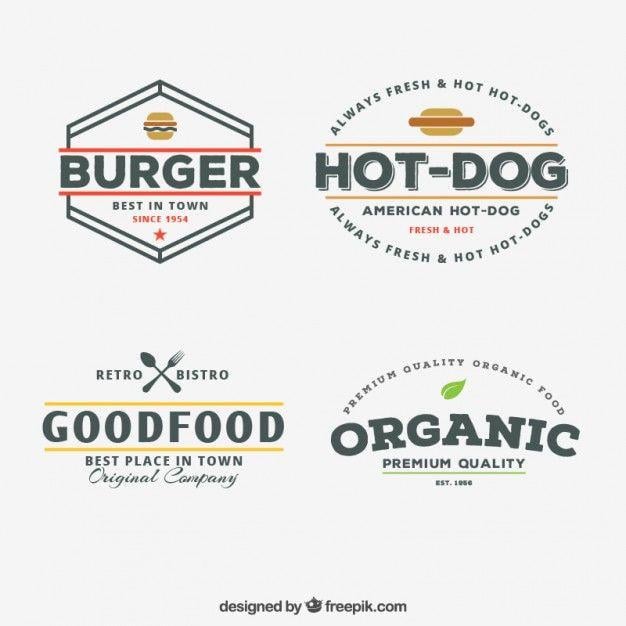 Trendy Logo - Trendy restaurant logos Vector | Free Download