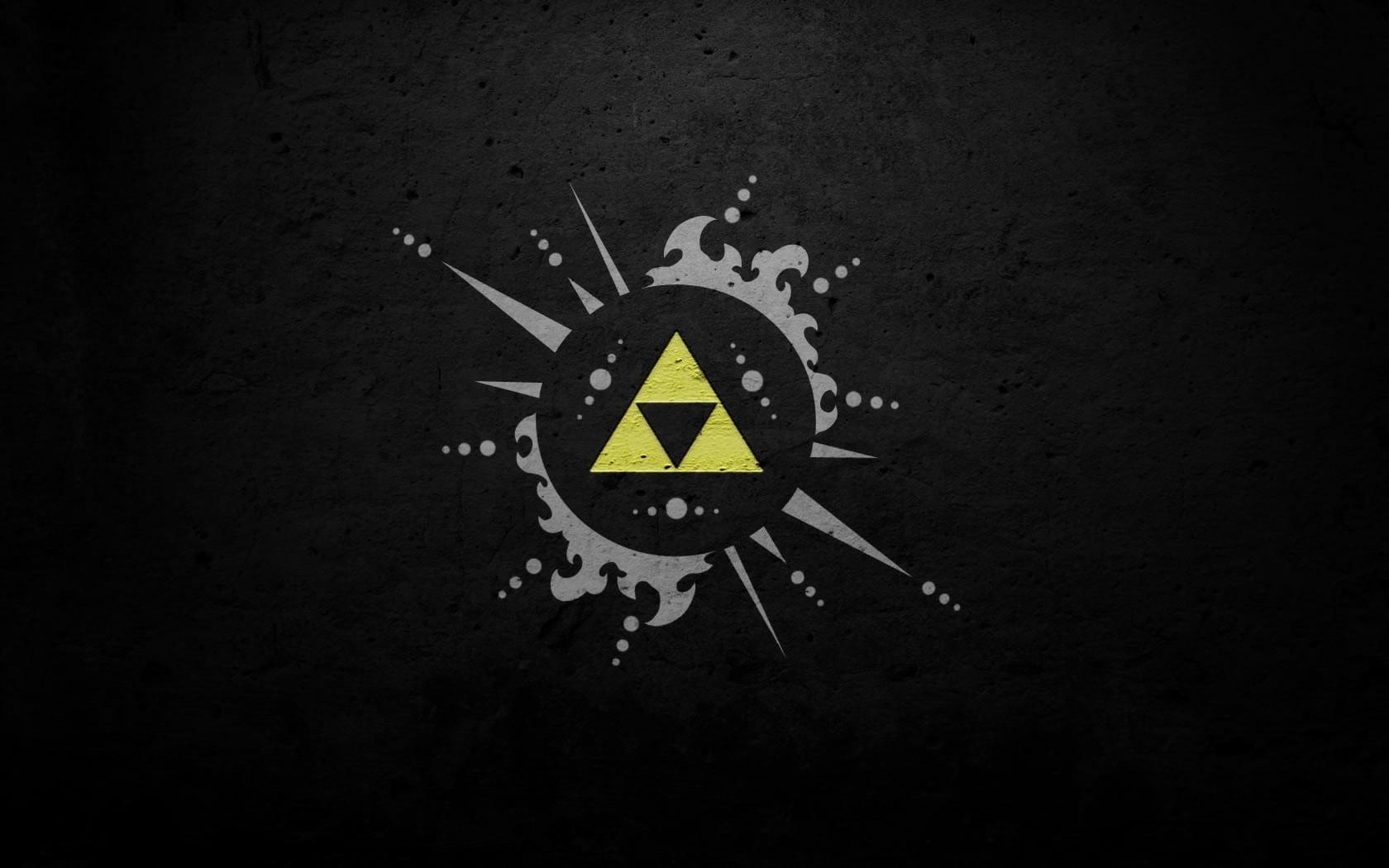 Black Yellow Triangle Logo - Black and yellow triangle logo HD wallpaper | Wallpaper Flare