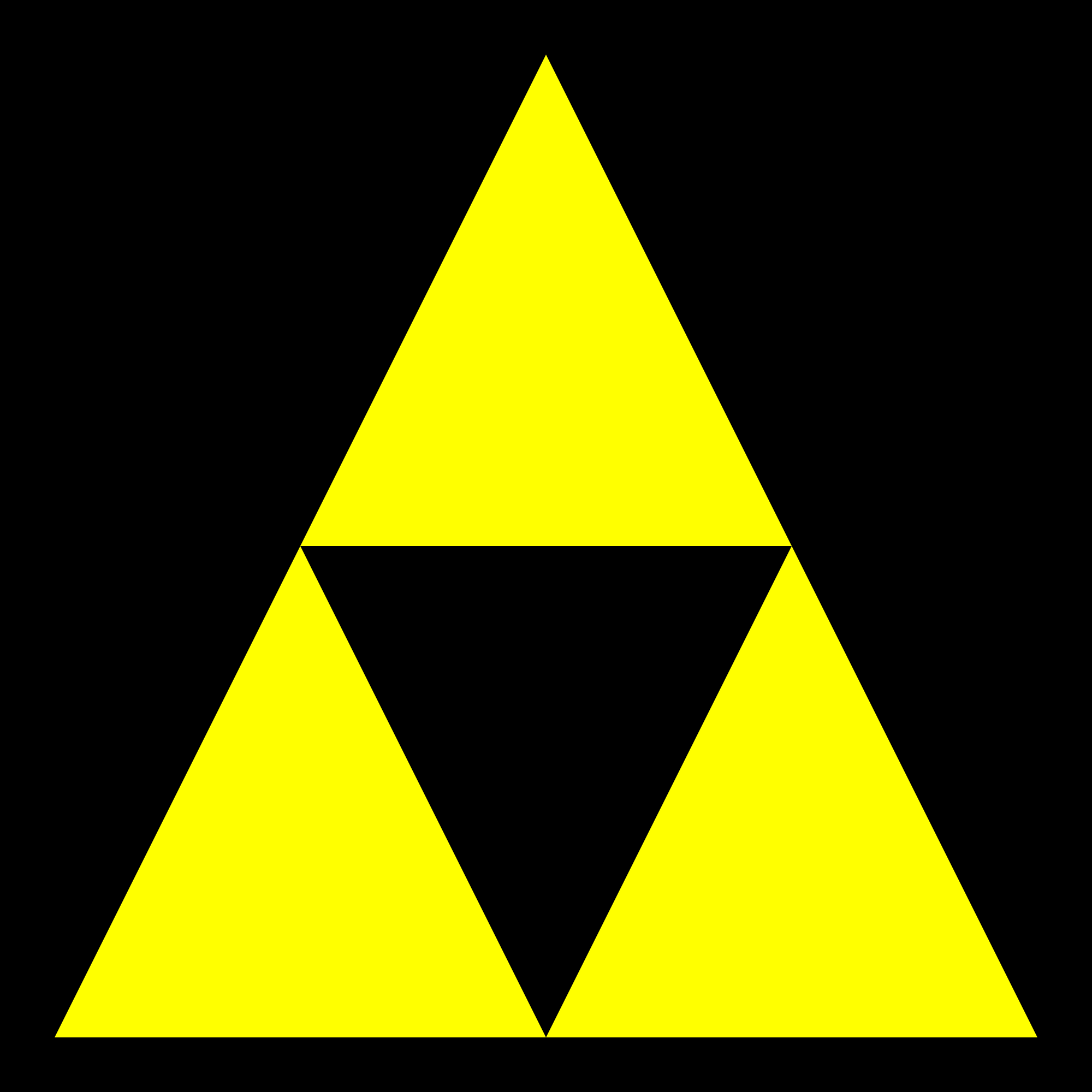 Over a Yellow Triangle Logo - File:Three Triangles.svg - Wikimedia Commons