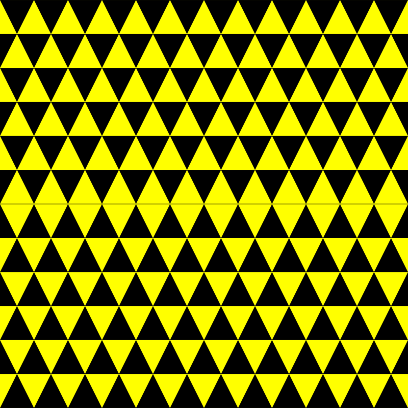 Black Yellow Triangle Logo - One Inch Black and Yellow Triangles wallpaper - mtothefifthpower ...