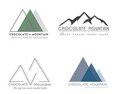 Chocolate Mountain Logo - Ashley Easton on Behance